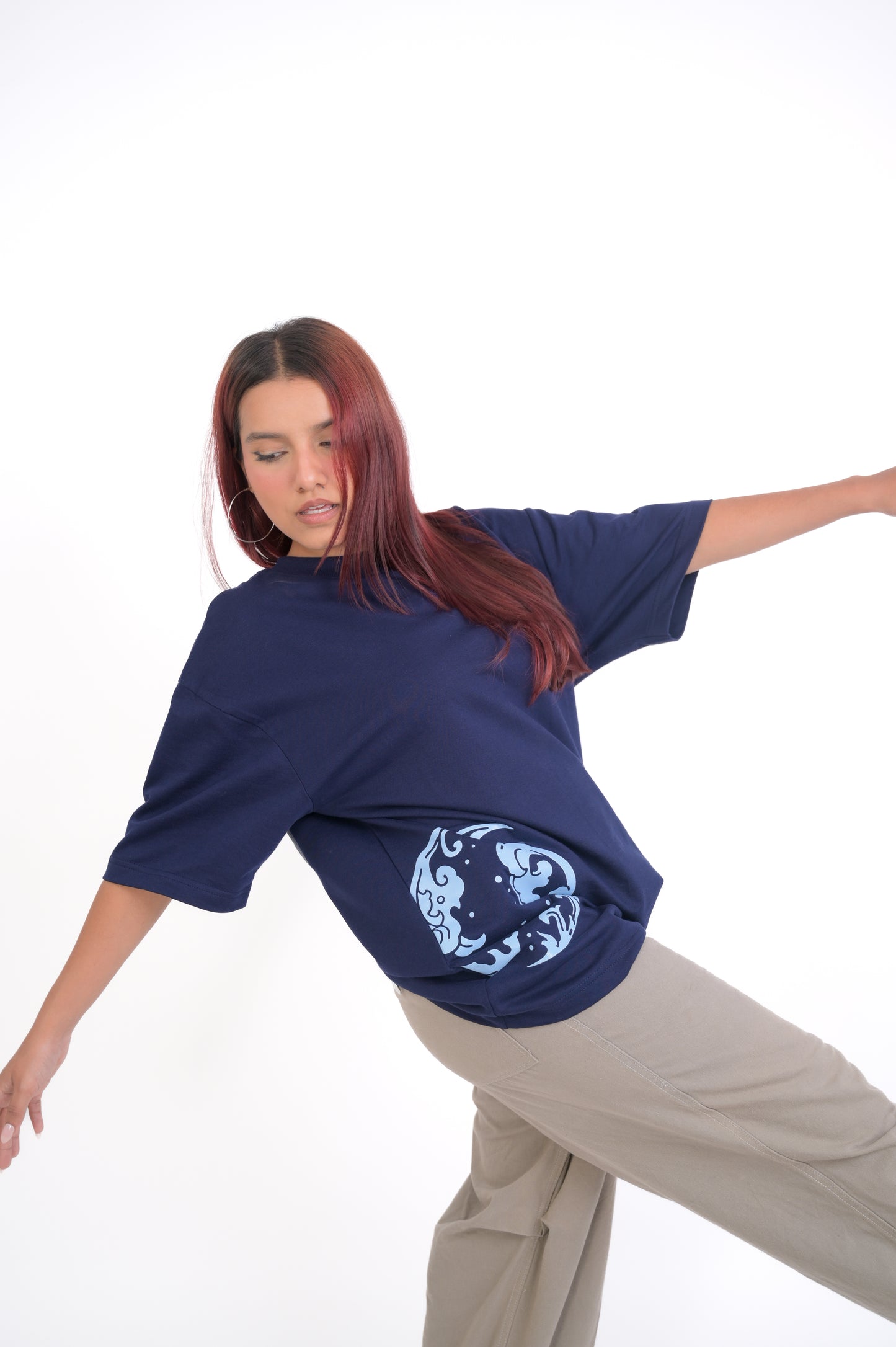 Bonsai Zen Fusion Tee - Navy Blue